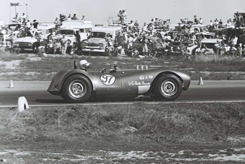 rick lewis at the 1963 la times grand prix